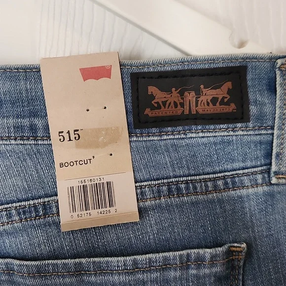 Levi's 515 boot cut light jeans NWT 14s - Picture 7 of 9